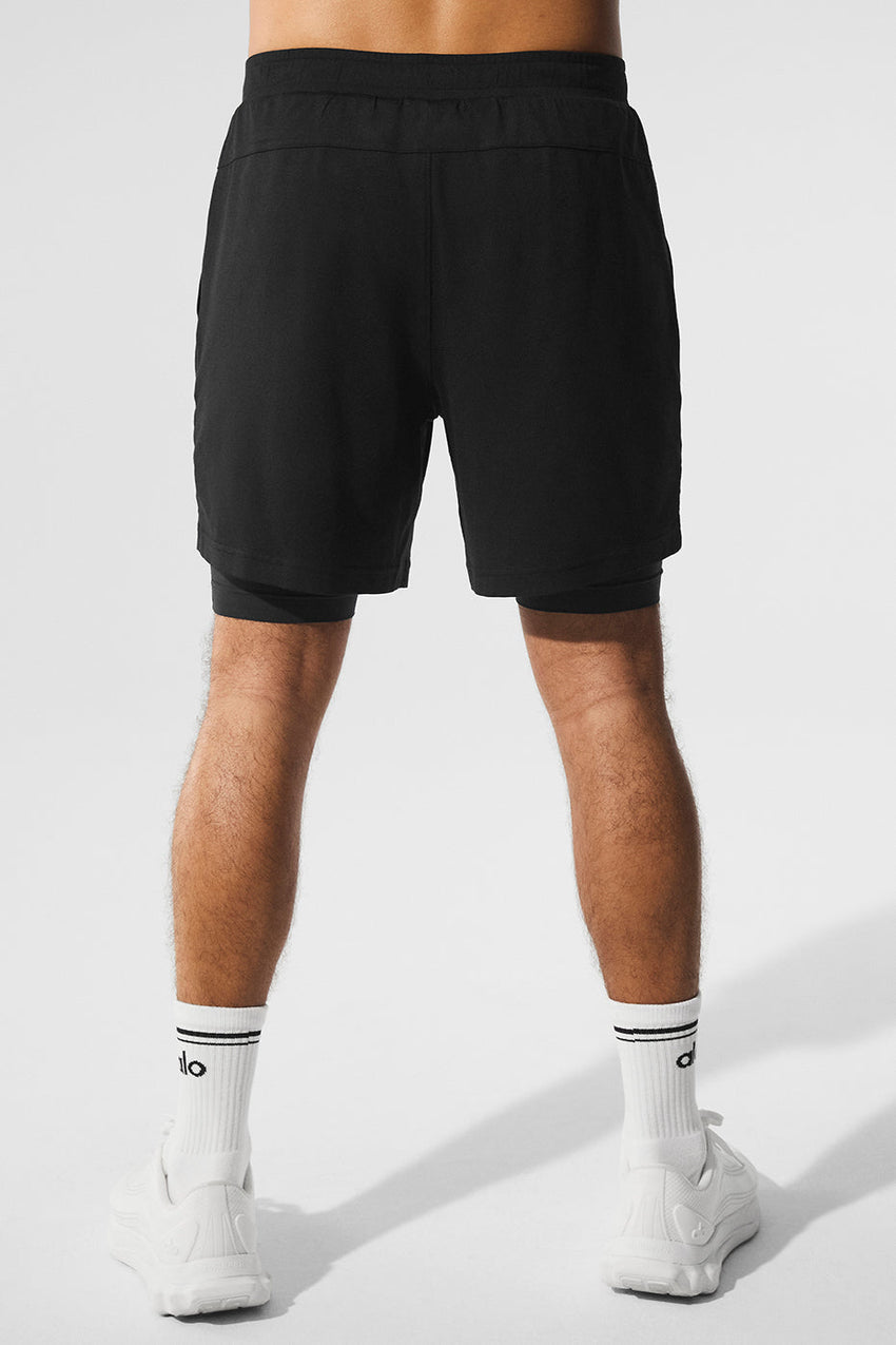 Conquer React 2-In-1 Performance Short - Anthracite/Black