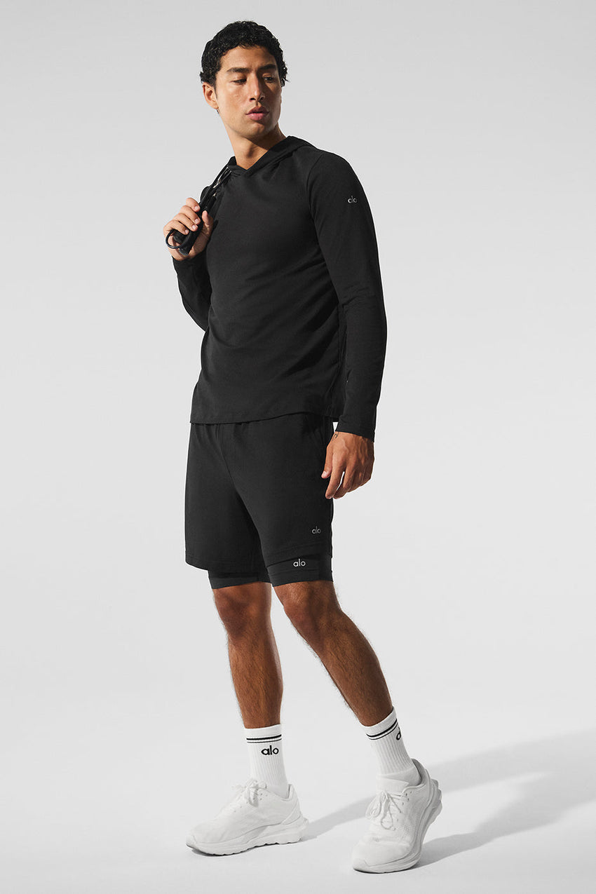 Conquer React 2-In-1 Performance Short - Anthracite/Black