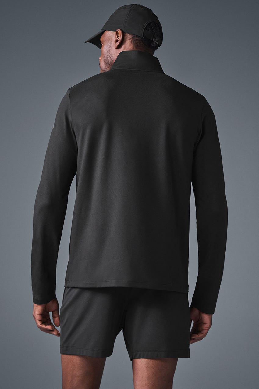 Conquer 1/4 Zip Reform Long Sleeve - Black
