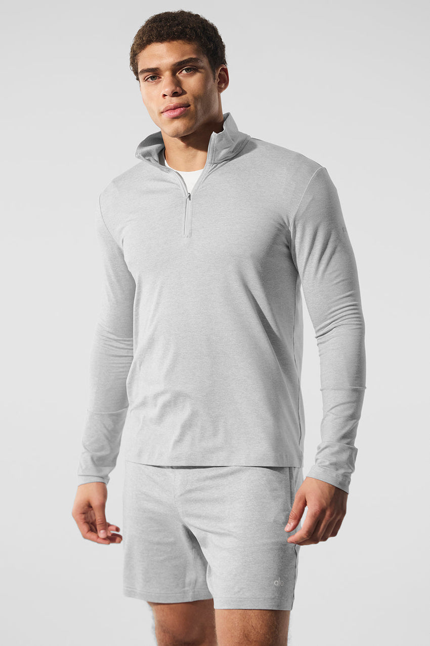 Conquer 1/4 Zip Reform Long Sleeve - Black