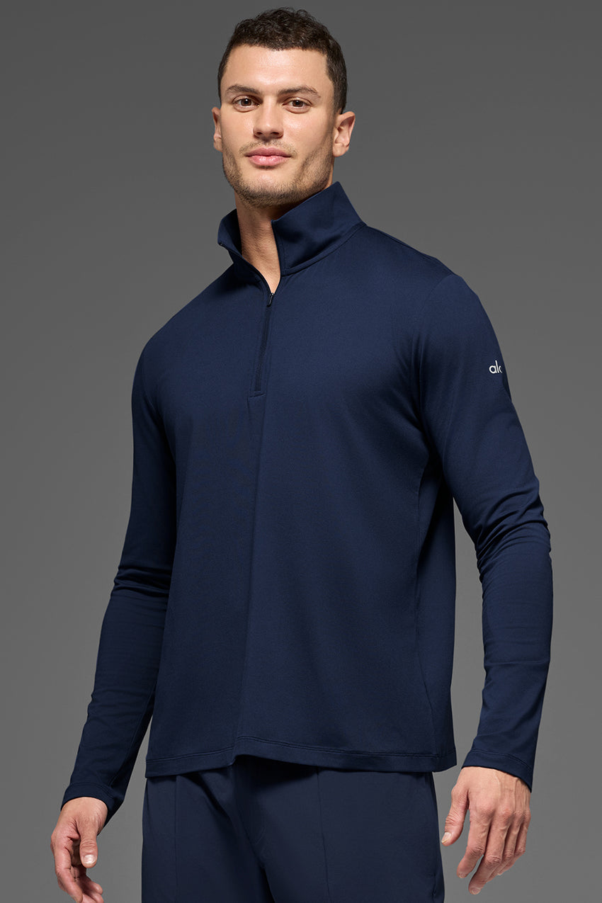 Conquer 1/4 Zip Reform Long Sleeve - Black