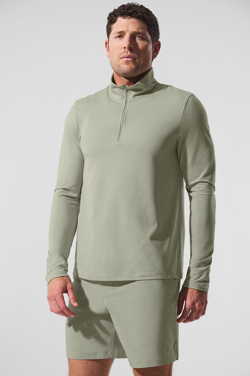 Conquer 1/4 Zip Reform Long Sleeve - Black