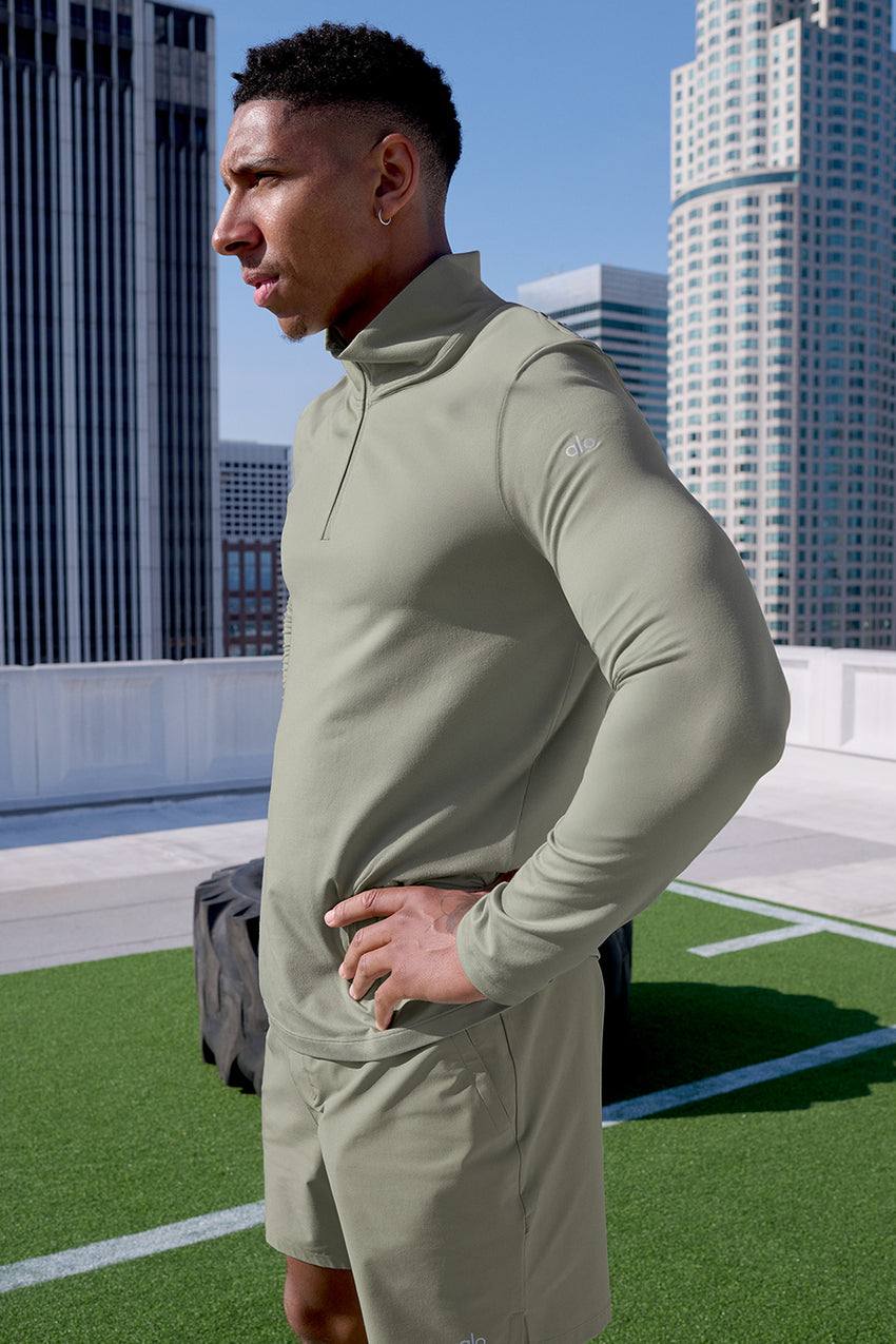 Conquer 1/4 Zip Reform Long Sleeve - Black