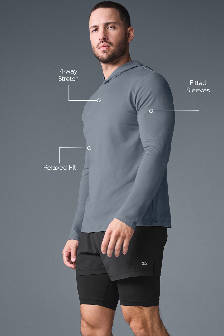 Conquer Reform Long Sleeve With Hood - Black