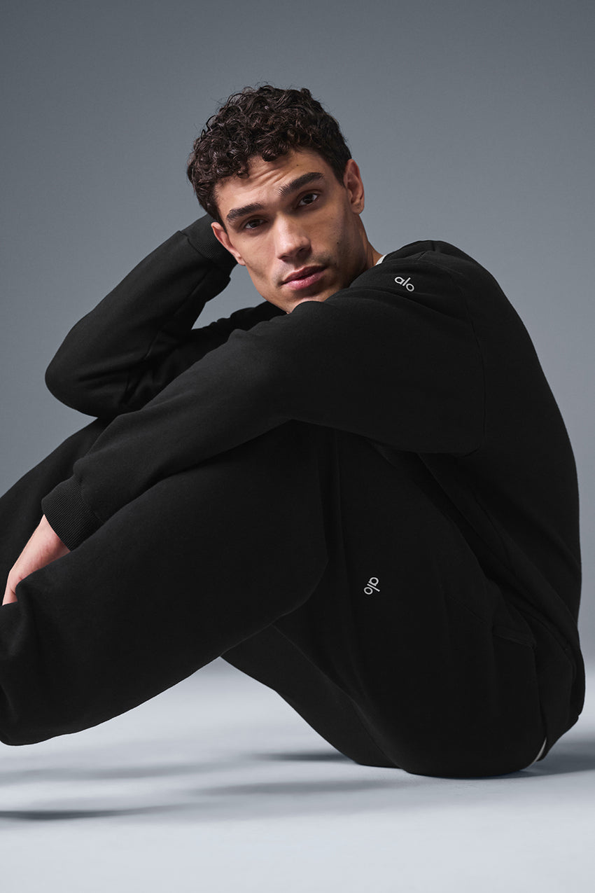 Chill Crew Neck Pullover - Black