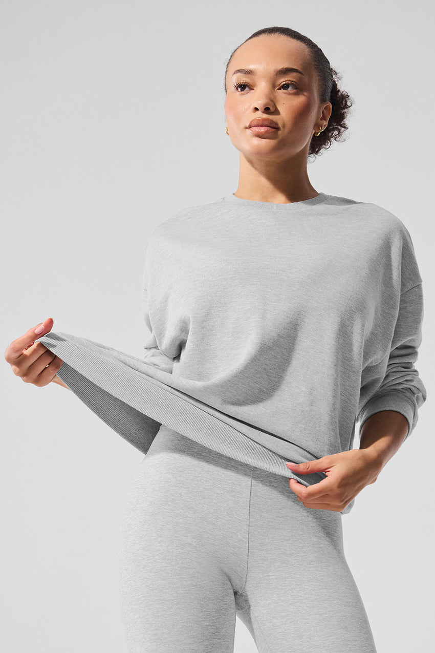 Chill Crew Neck Pullover - Black