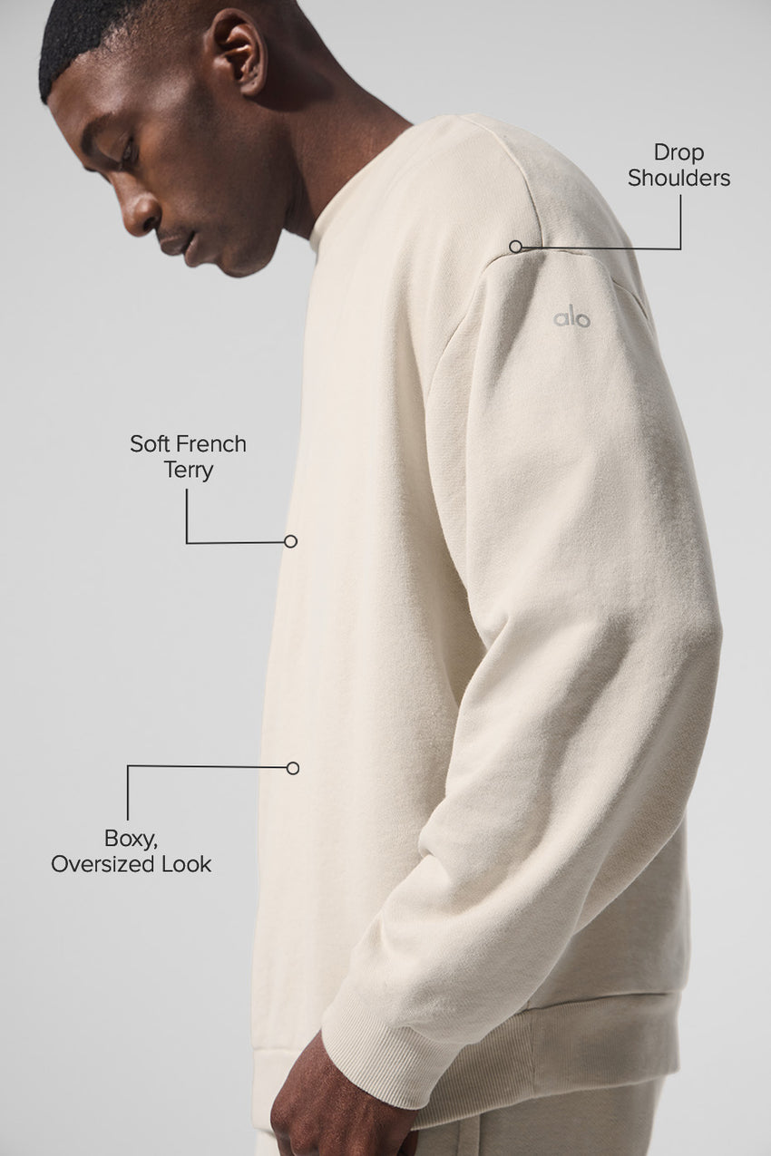 Chill Crew Neck Pullover - Black