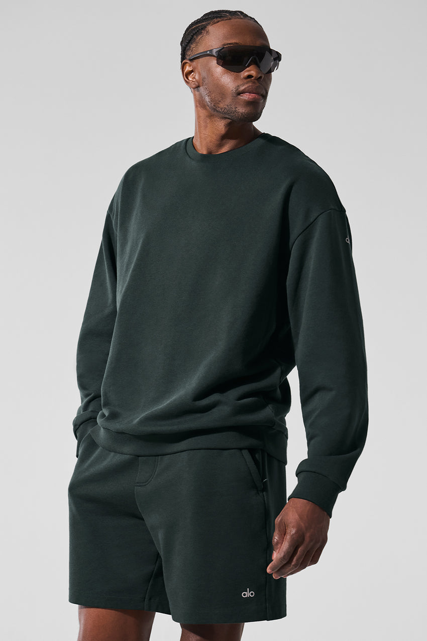 Chill Crew Neck Pullover - Black