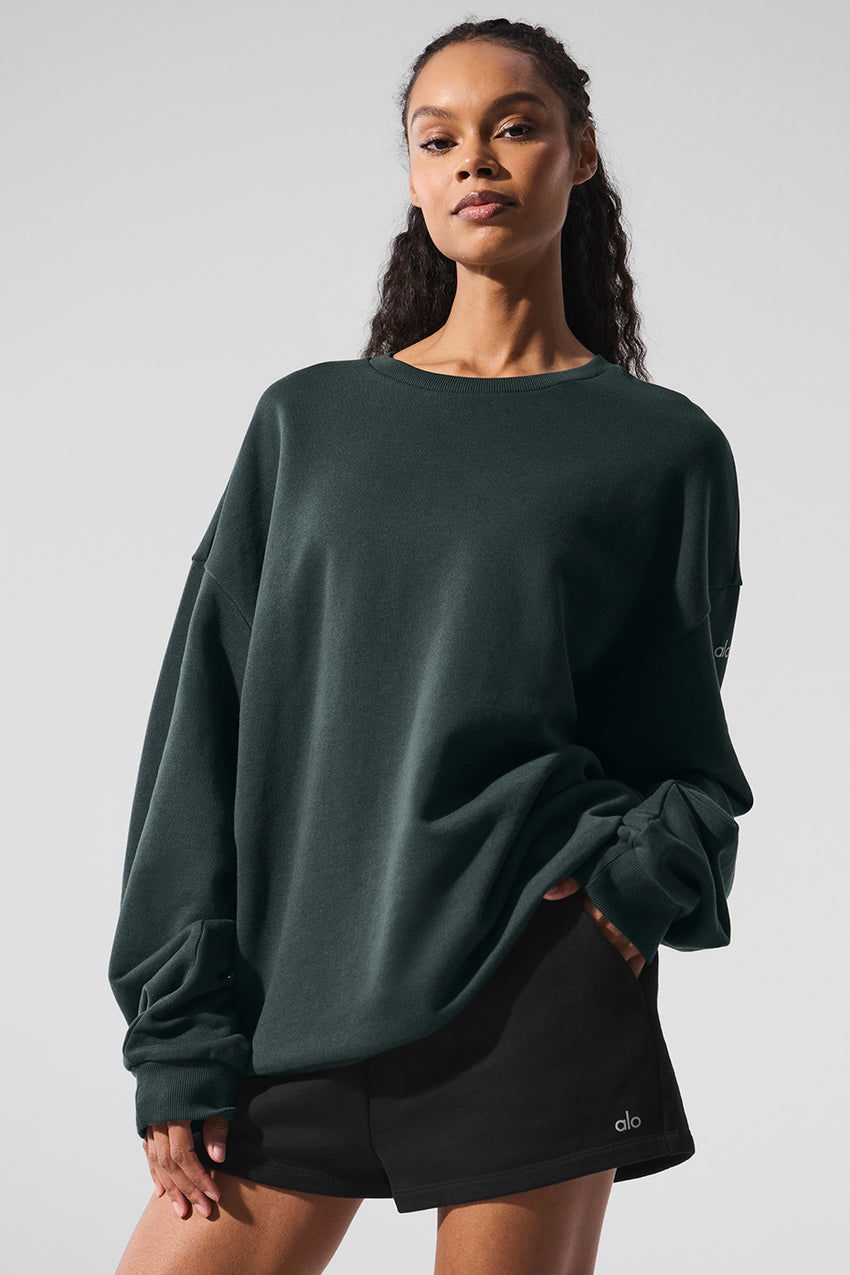 Chill Crew Neck Pullover - Black