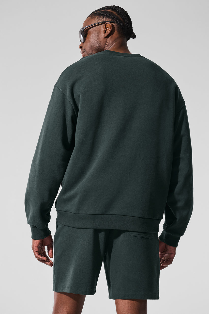 Chill Crew Neck Pullover - Black