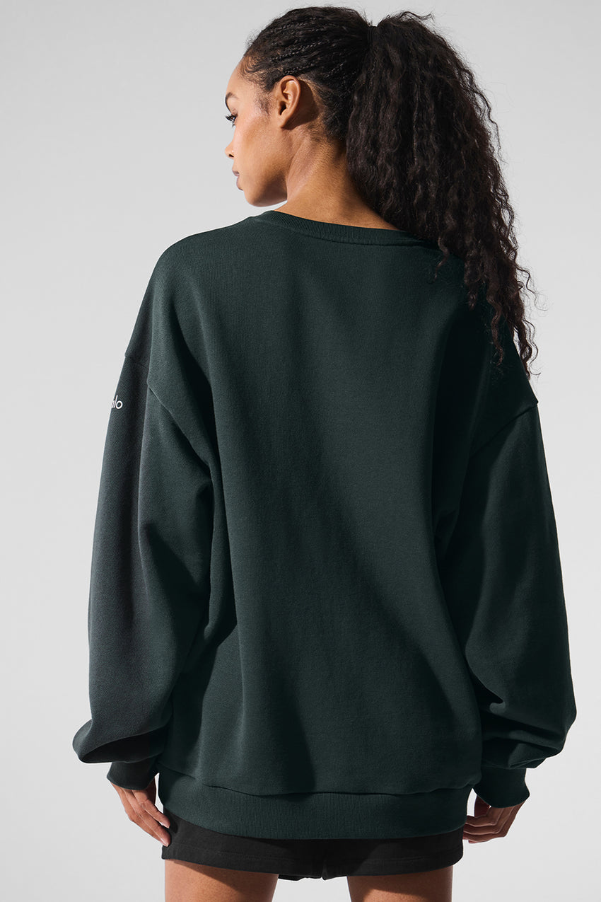 Chill Crew Neck Pullover - Black