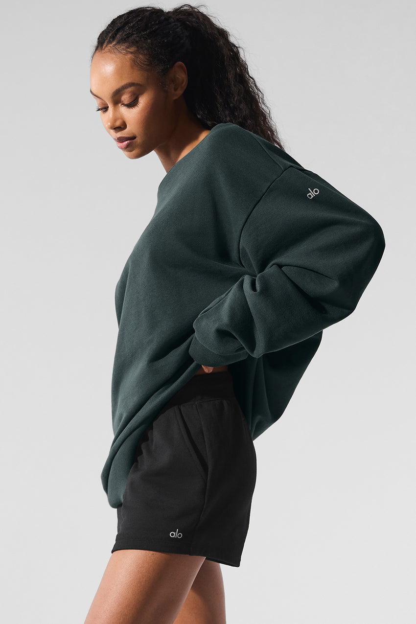Chill Crew Neck Pullover - Black