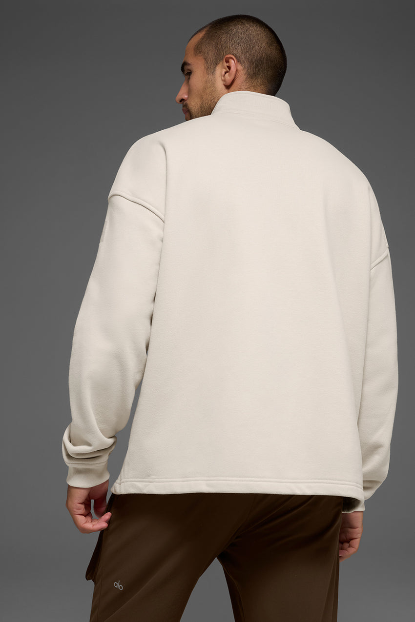 Renown Heavy Weight 1/4 Zip - Black