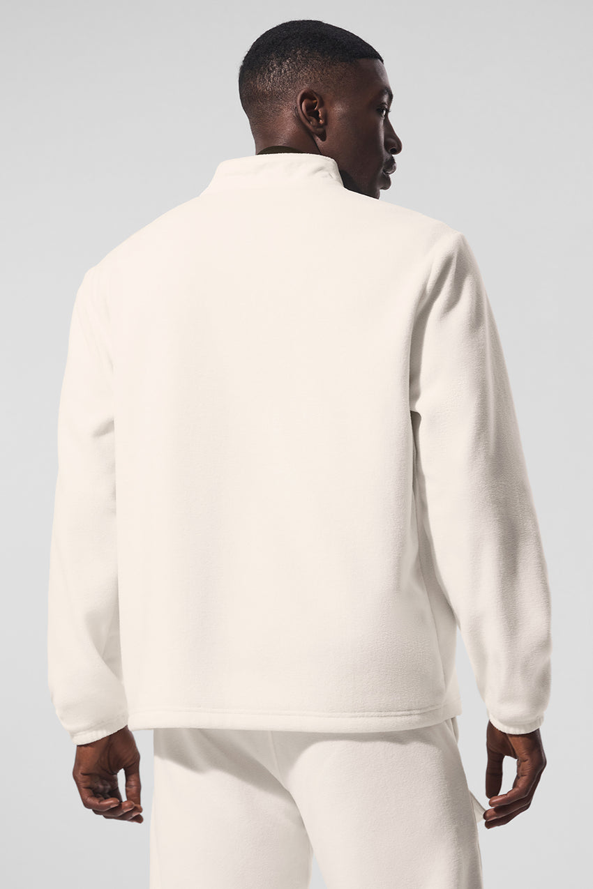 Polar Fleece Ridge Full Zip Jacket - Ivory