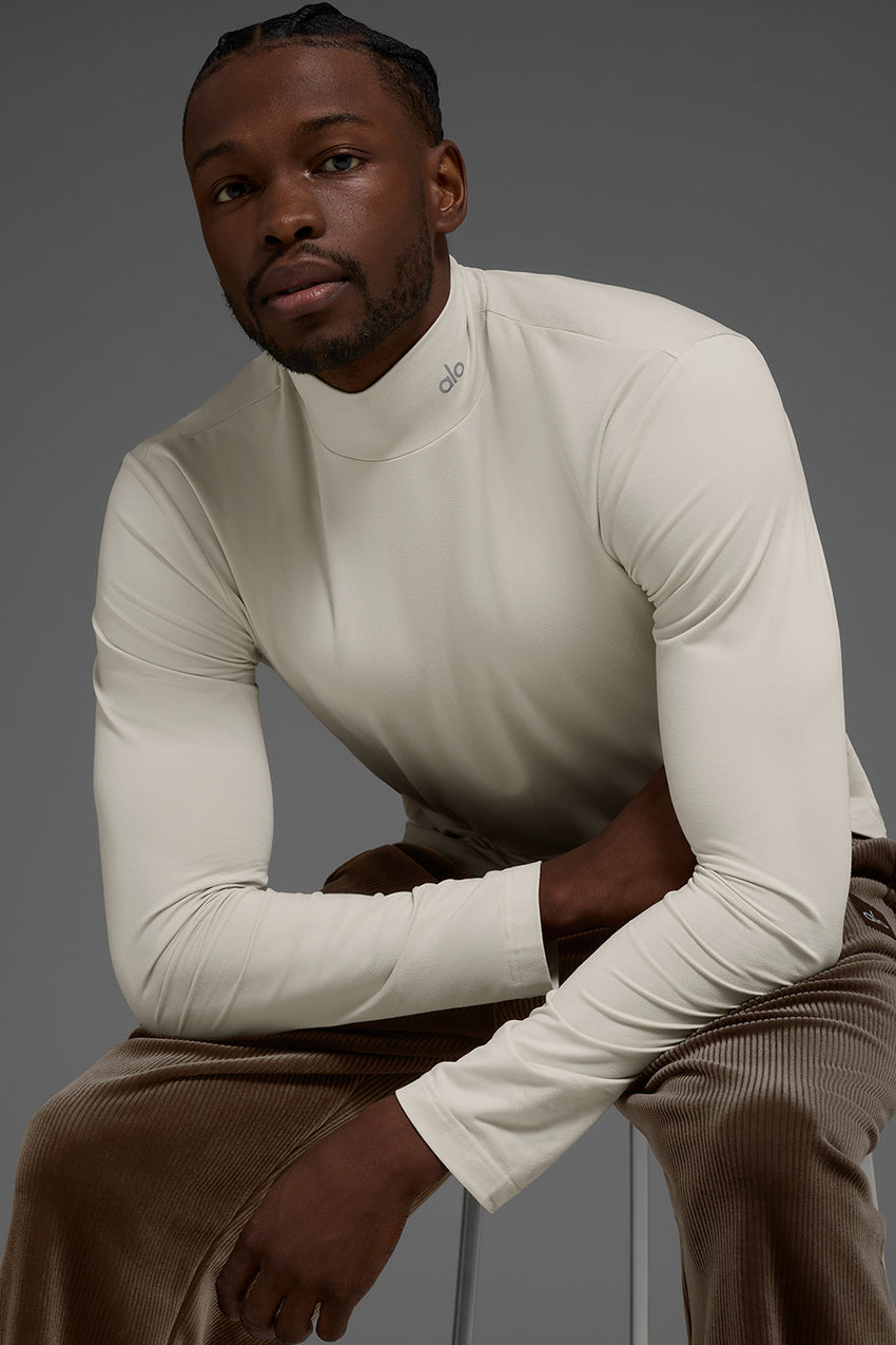 Conquer Reform Mock Neck Long Sleeve - White