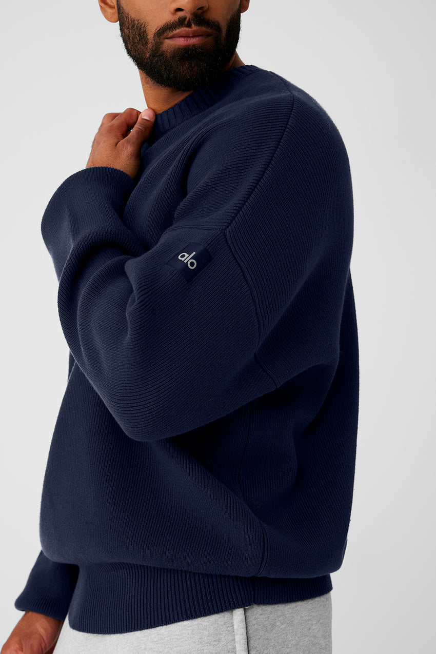 Scholar Crew Neck Sweater - Ivory