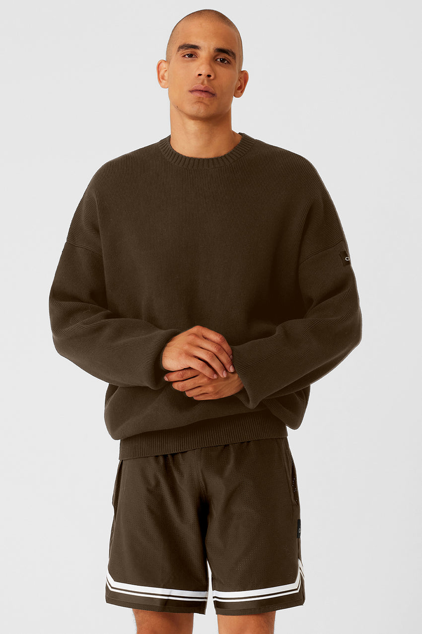 Scholar Crew Neck Sweater - Ivory