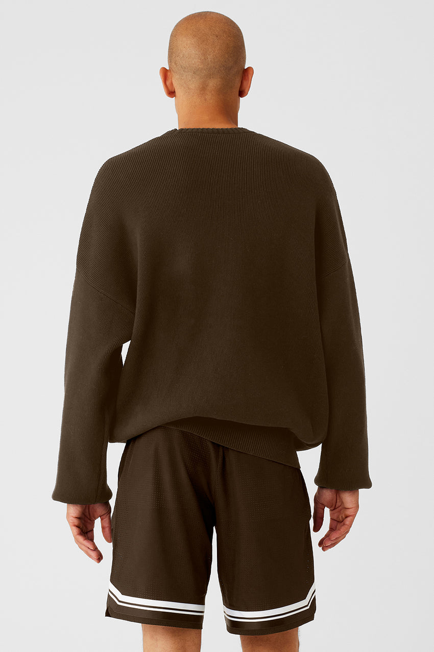 Scholar Crew Neck Sweater - Ivory