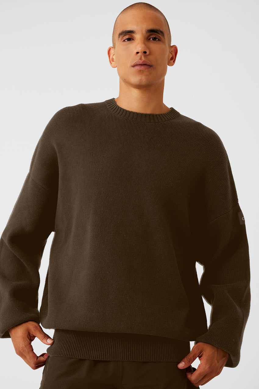 Scholar Crew Neck Sweater - Ivory