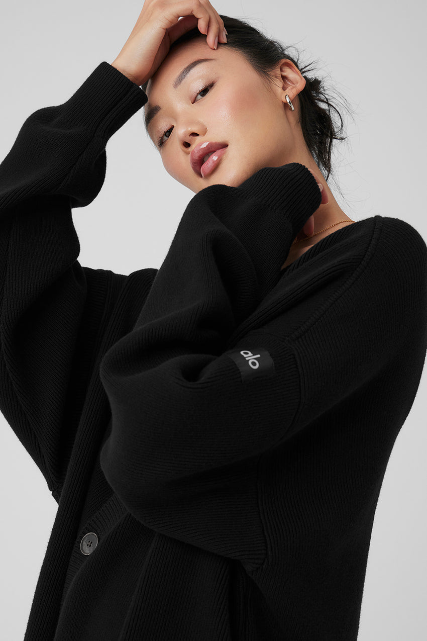 Scholar Cardigan Sweater - Ivory