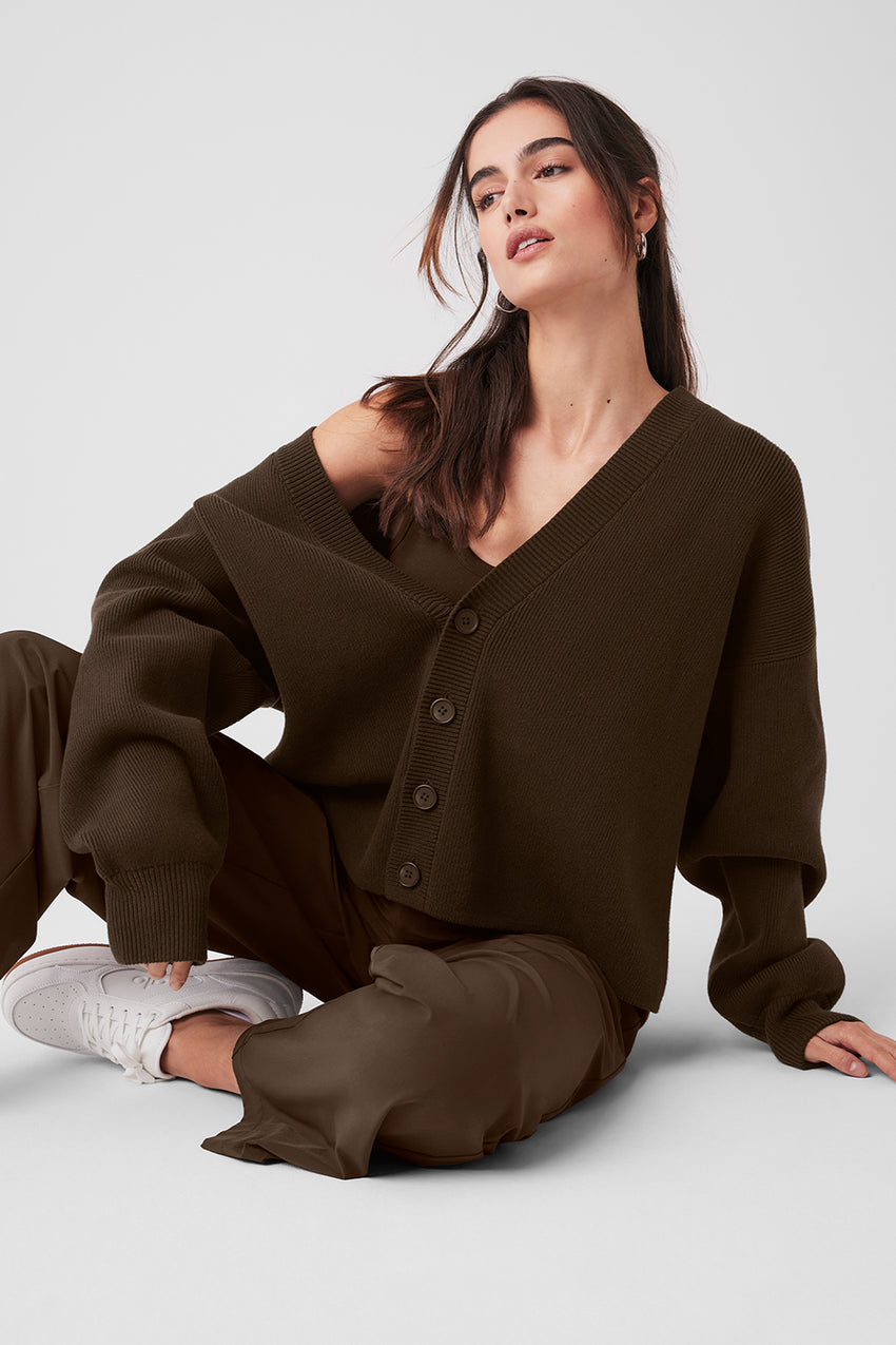 Scholar Cardigan Sweater - Ivory