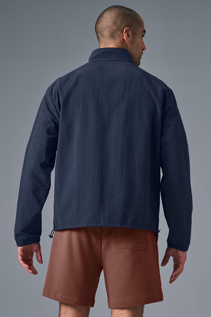 Light Weight Takeaway Track Pullover - Bone