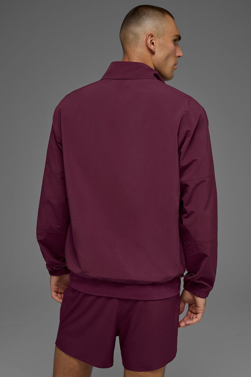 Light Weight Takeaway Track Pullover - Bone
