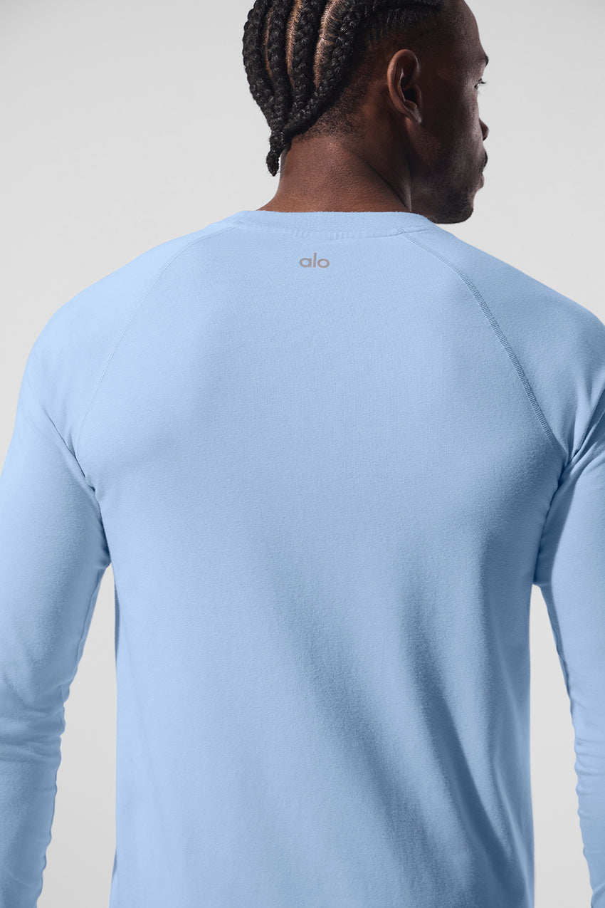ALO Vapor Crewneck Long Sleeve - Black