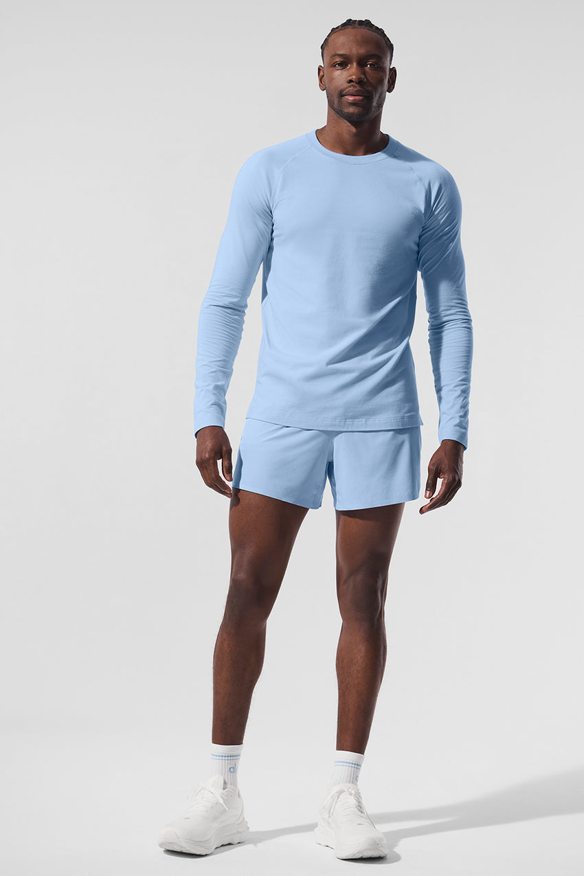 ALO Vapor Crewneck Long Sleeve - Black