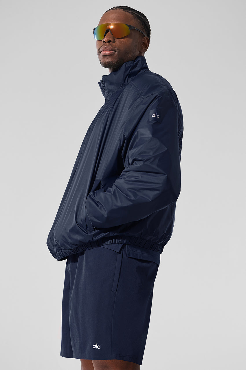 Latitude Light Weight 1/2 Zip Pullover Jacket - Black