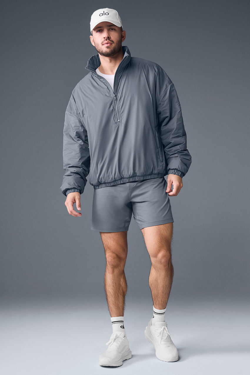 Latitude Light Weight 1/2 Zip Pullover Jacket - Black