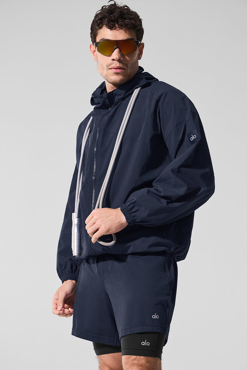 Vantage Nylon Ripstop Track Jacket - Bone