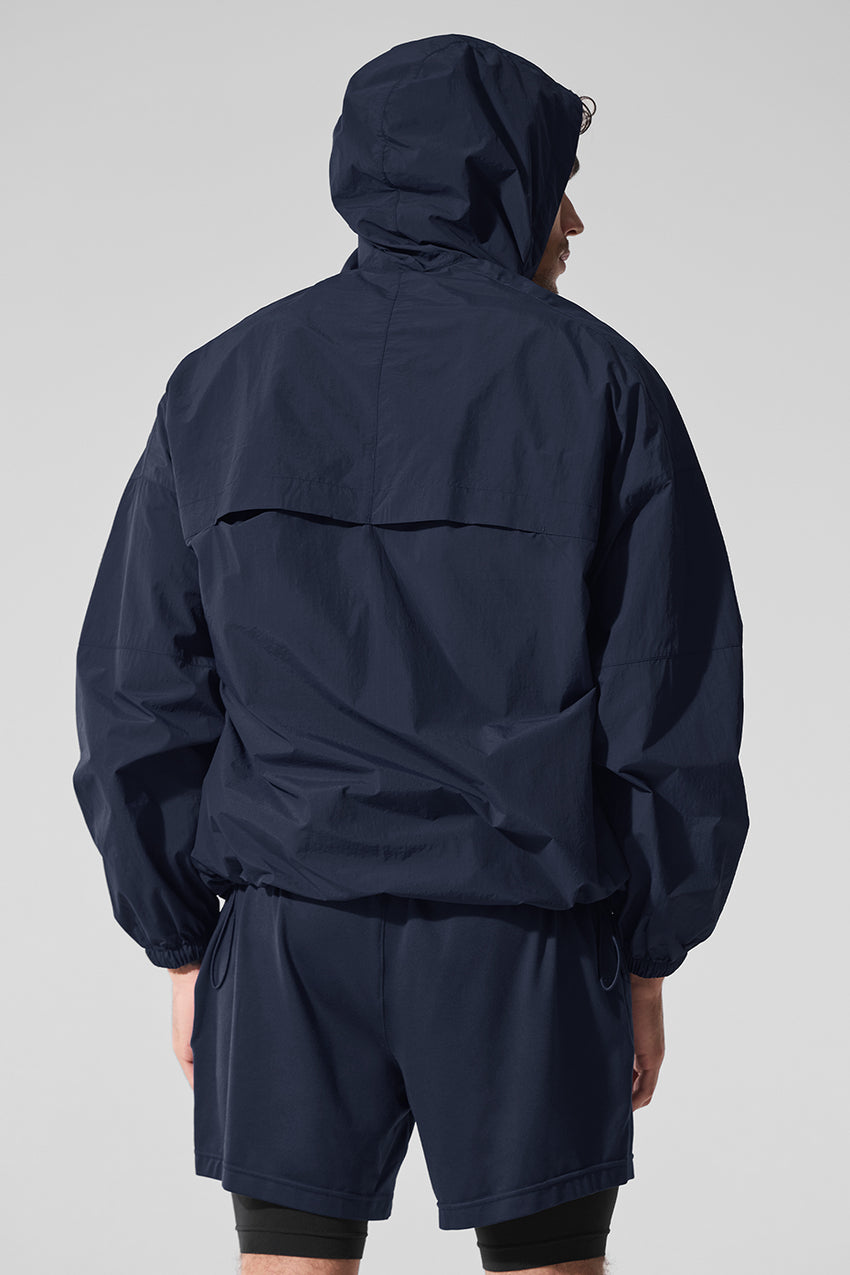 Vantage Nylon Ripstop Track Jacket - Bone