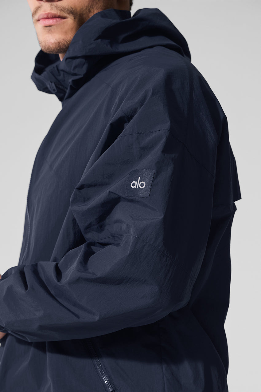 Vantage Nylon Ripstop Track Jacket - Bone