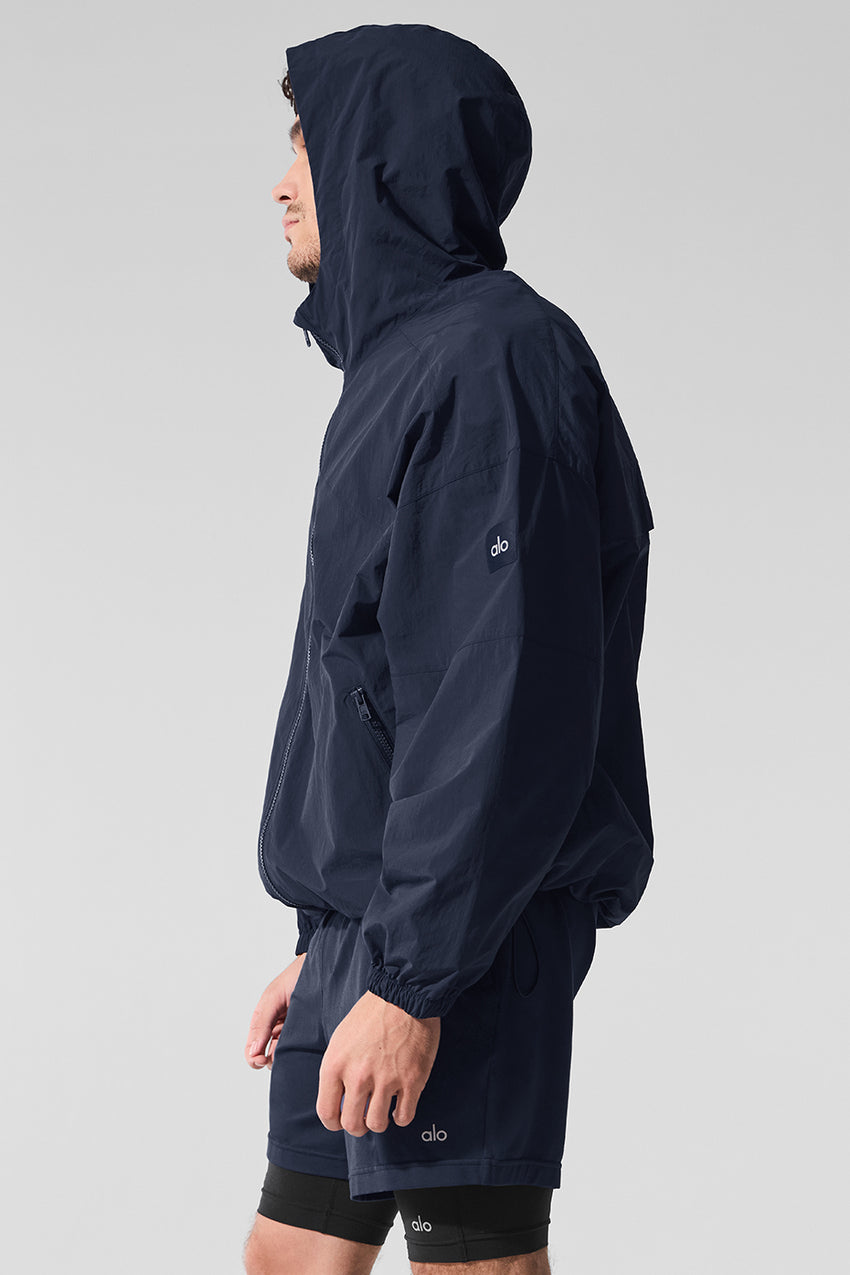 Vantage Nylon Ripstop Track Jacket - Bone