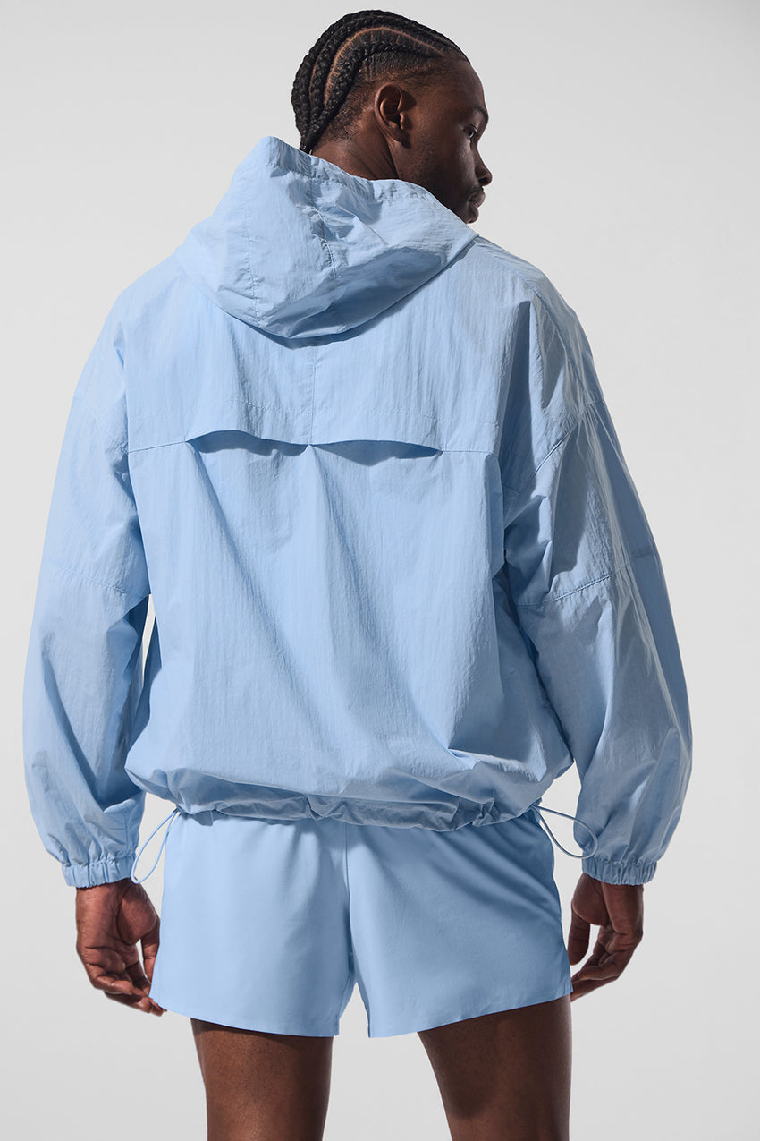 Vantage Nylon Ripstop Track Jacket - Bone
