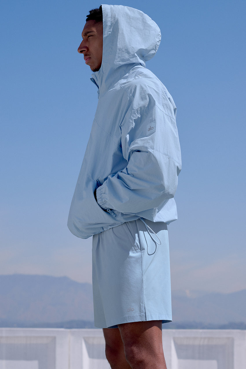 Vantage Nylon Ripstop Track Jacket - Bone