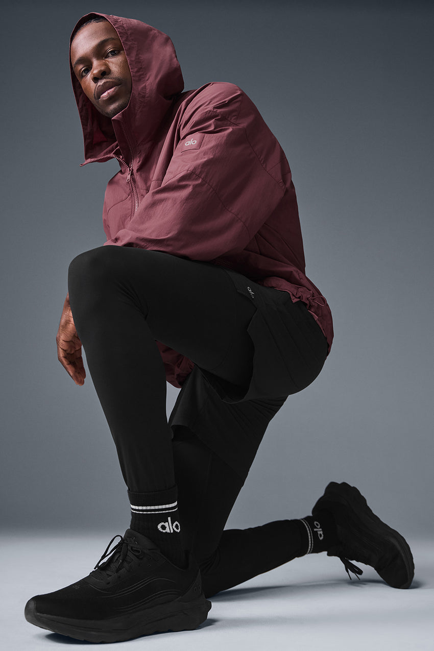 Vantage Nylon Ripstop Track Jacket - Bone