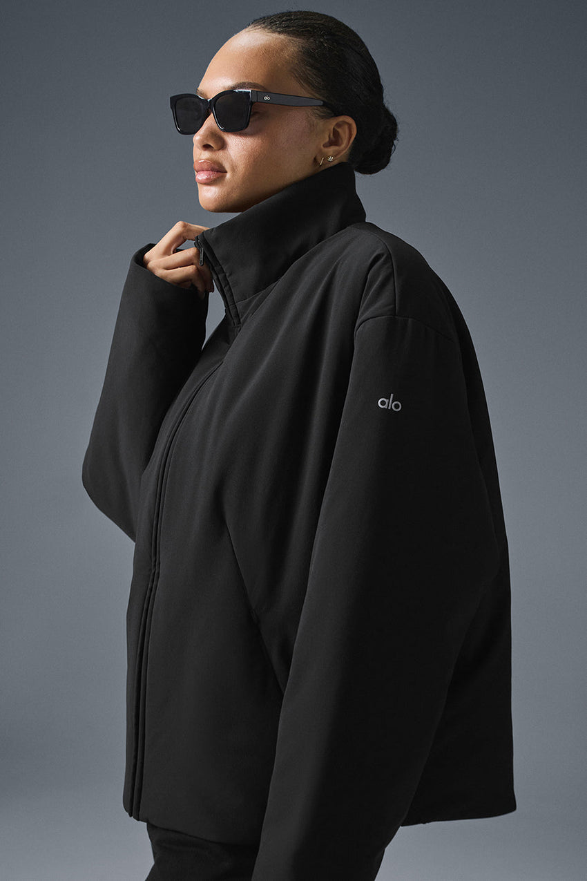 Stretch Woven Notable Jacket - Anthracite