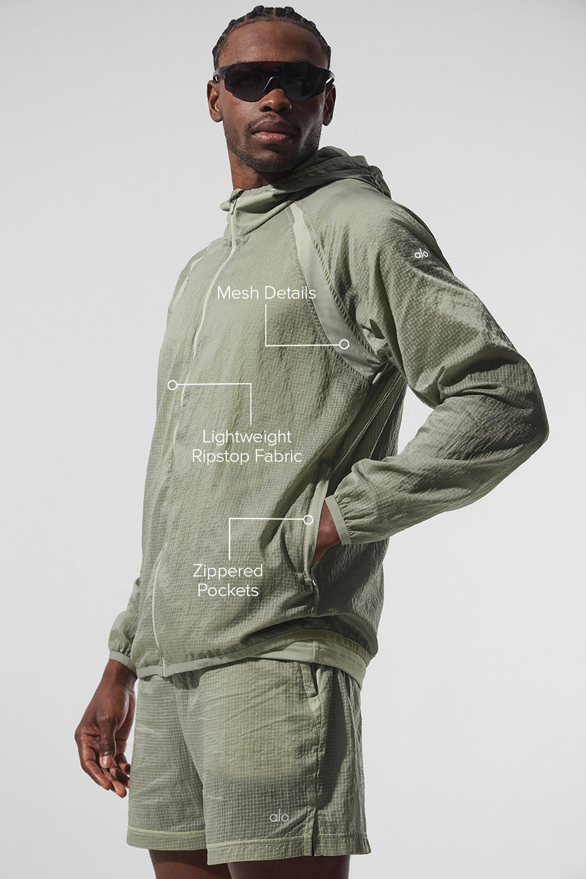 Game Time Ripstop Jacket - Black