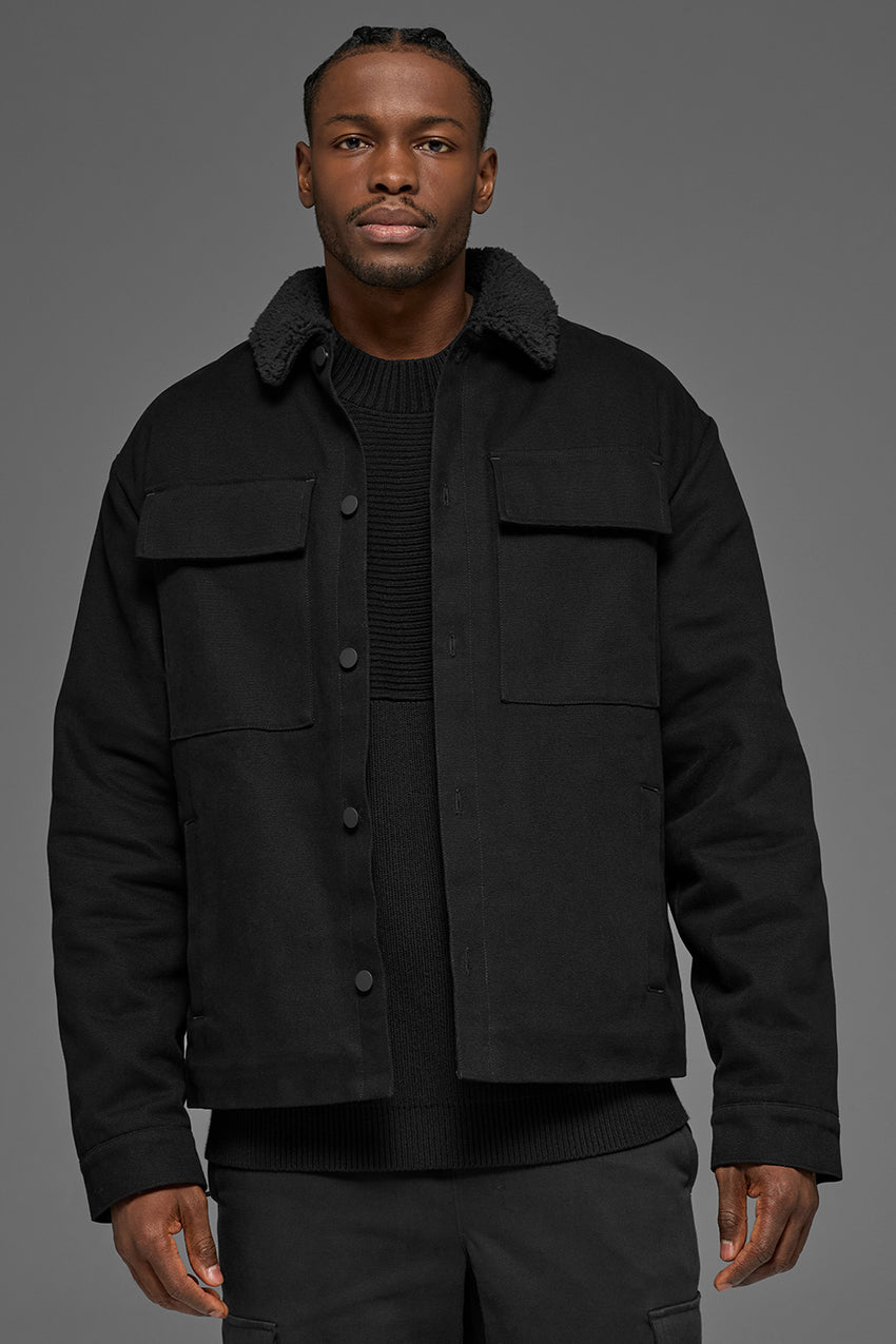 Canvas Utility Shacket - Bone