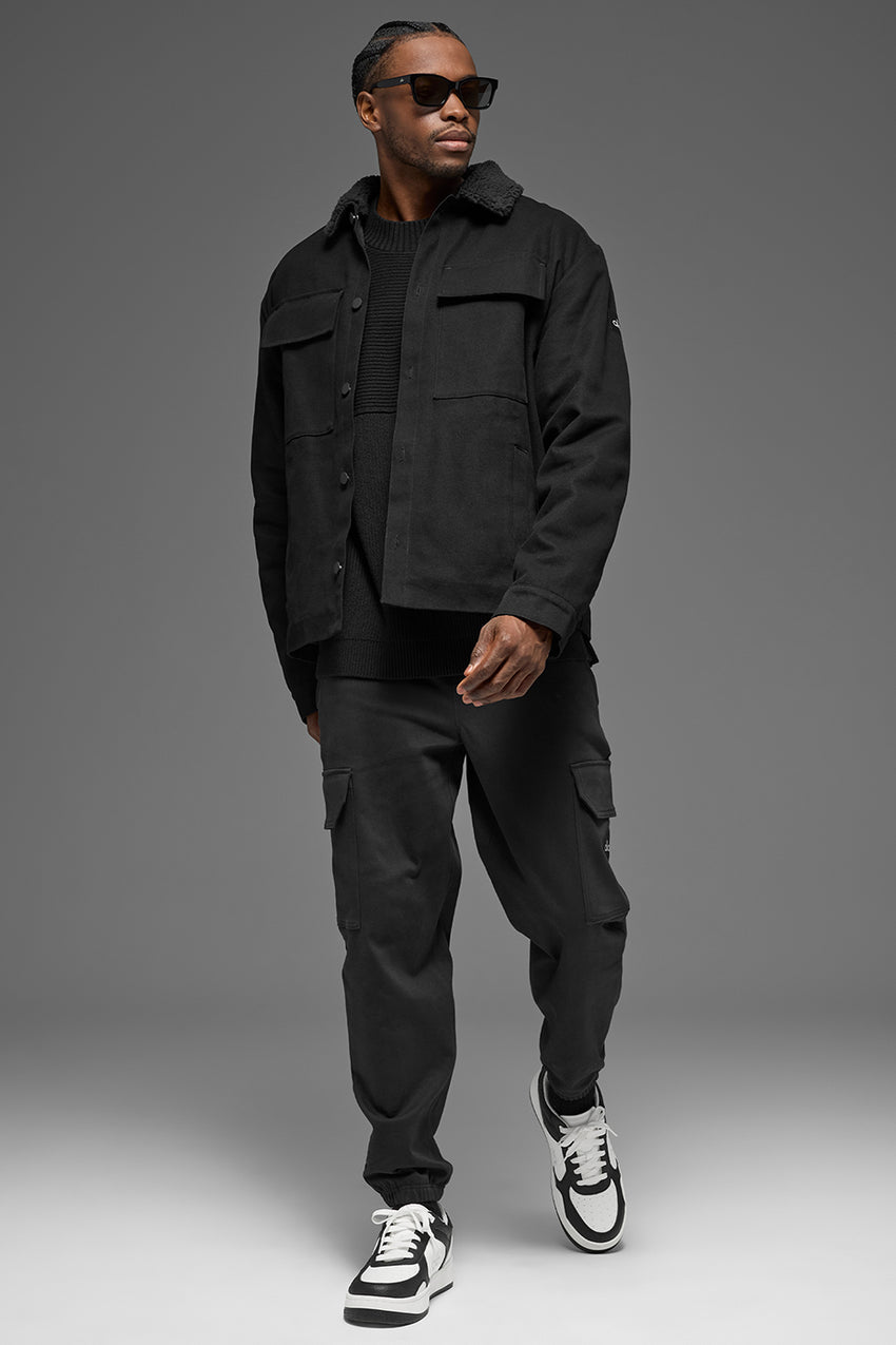 Canvas Utility Shacket - Bone