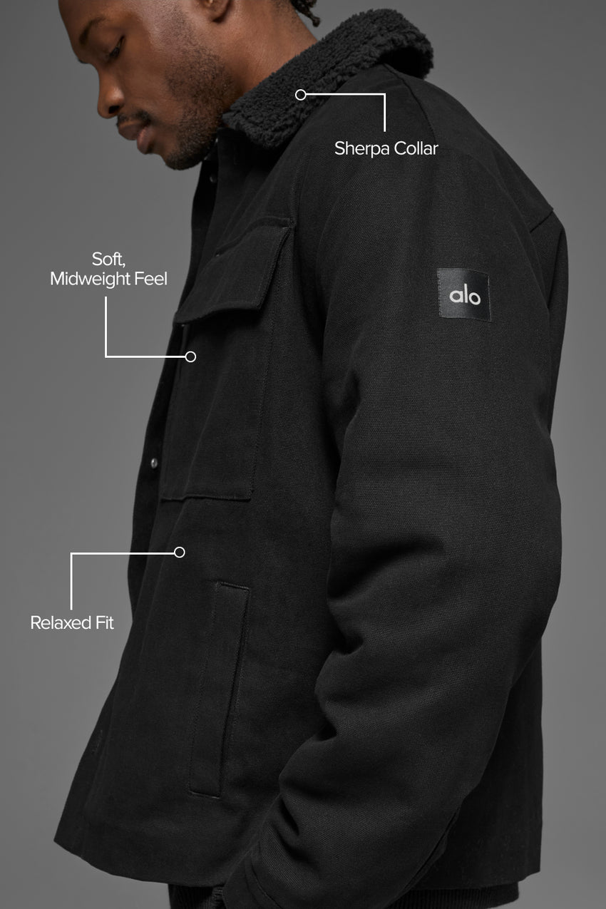 Canvas Utility Shacket - Bone