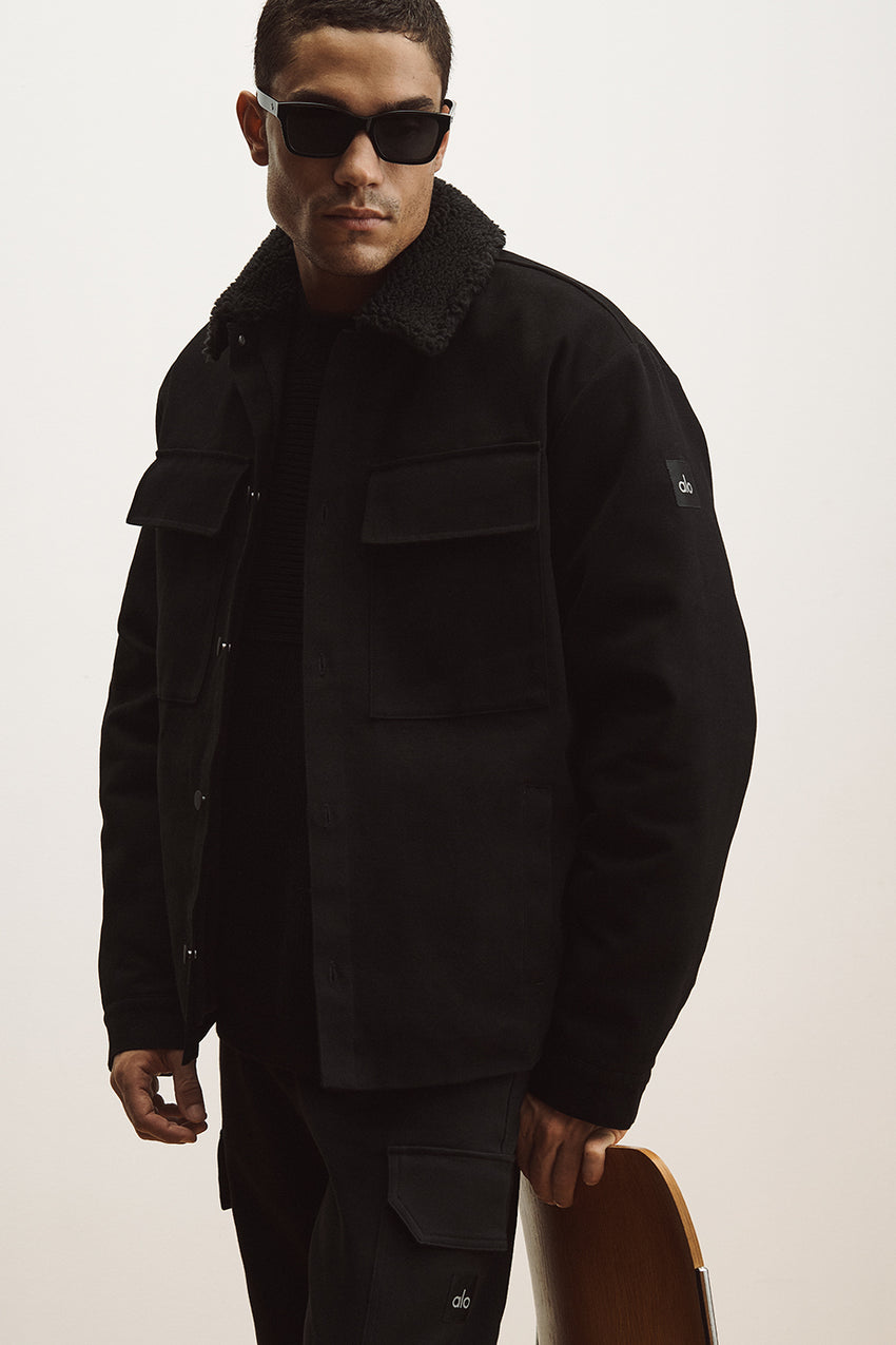 Canvas Utility Shacket - Bone