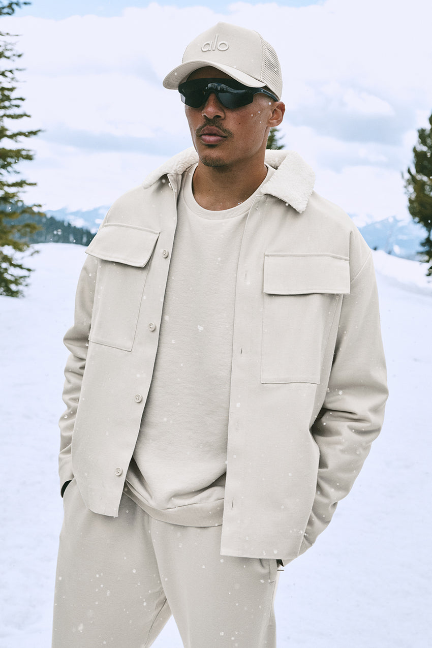 Canvas Utility Shacket - Bone