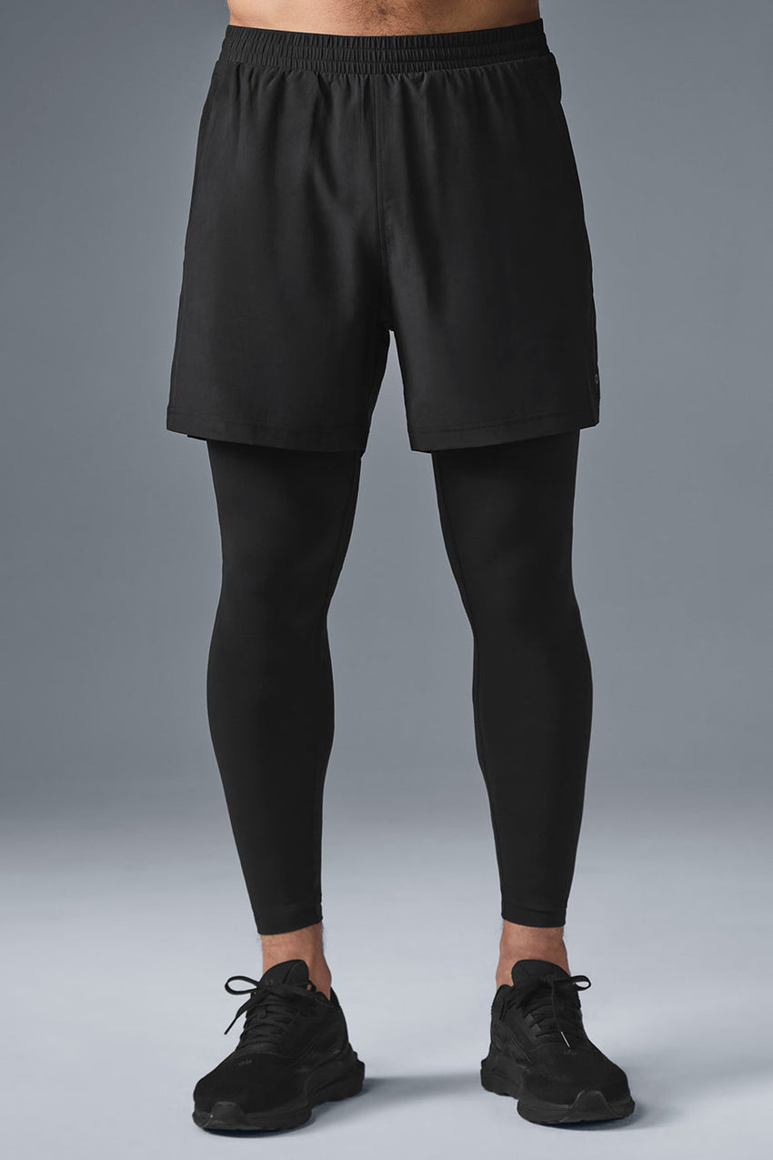 5" Revival 2-in-1 Pant - Anthracite/Black