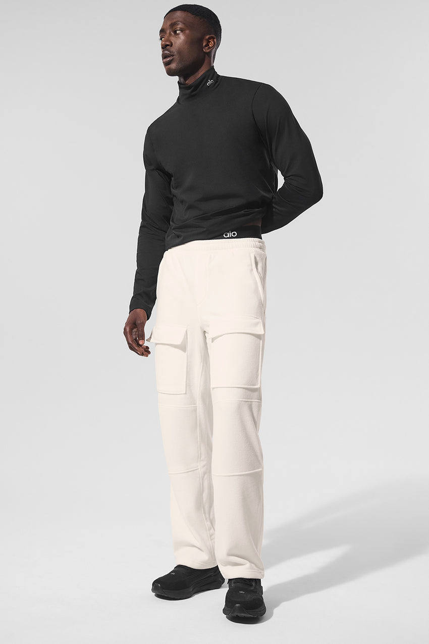 Polar Fleece Ridge Cargo Pants - Black