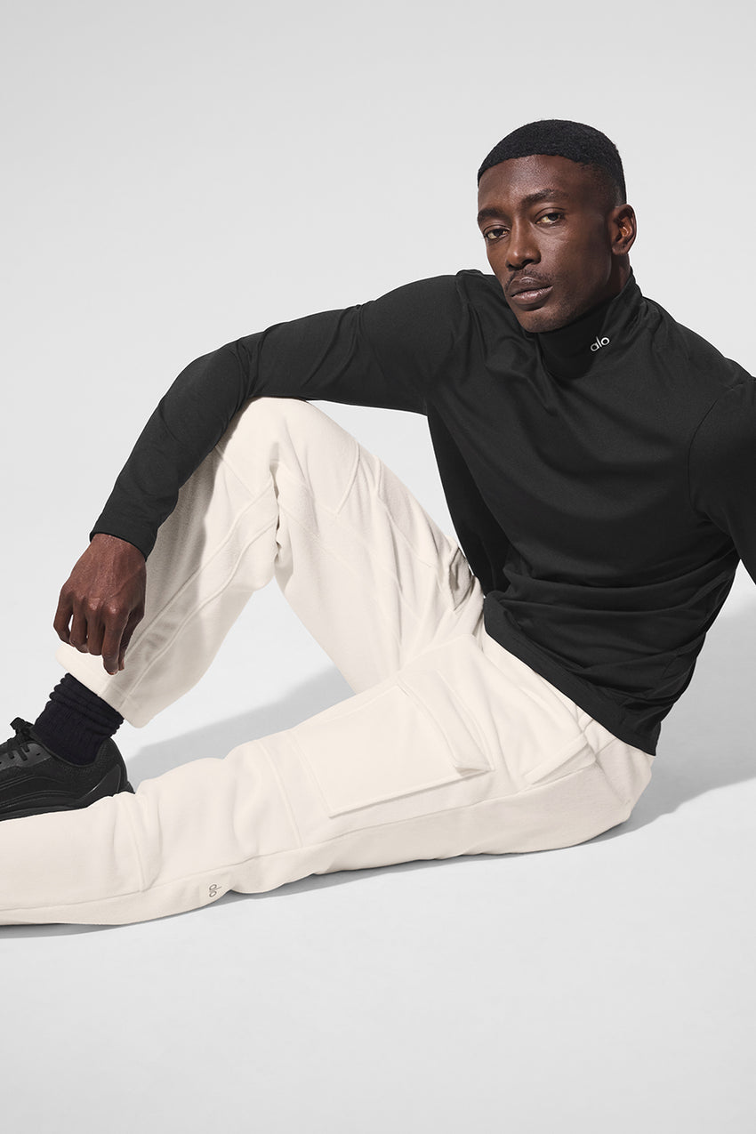 Polar Fleece Ridge Cargo Pants - Black