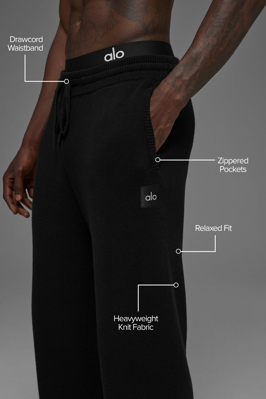 Scholar Straight Leg Sweatpant - Espresso