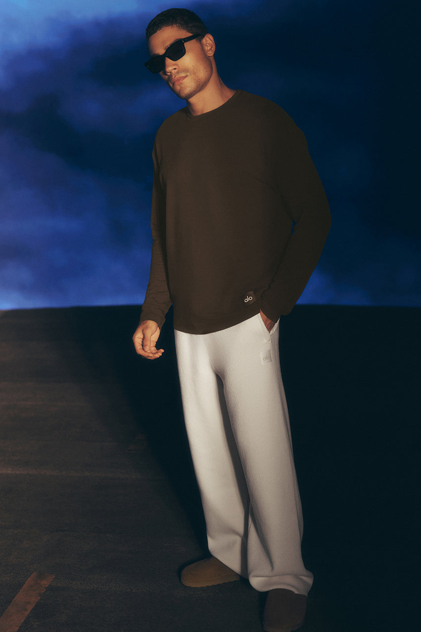 Scholar Straight Leg Sweatpant - Espresso